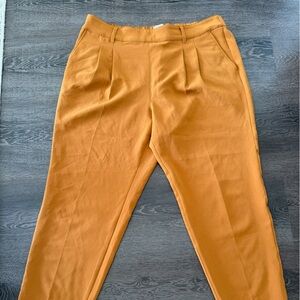LOFT  Casual High Rise Pants - Rust